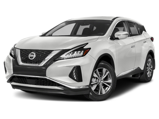 white 2022 nissan murano side angle front view